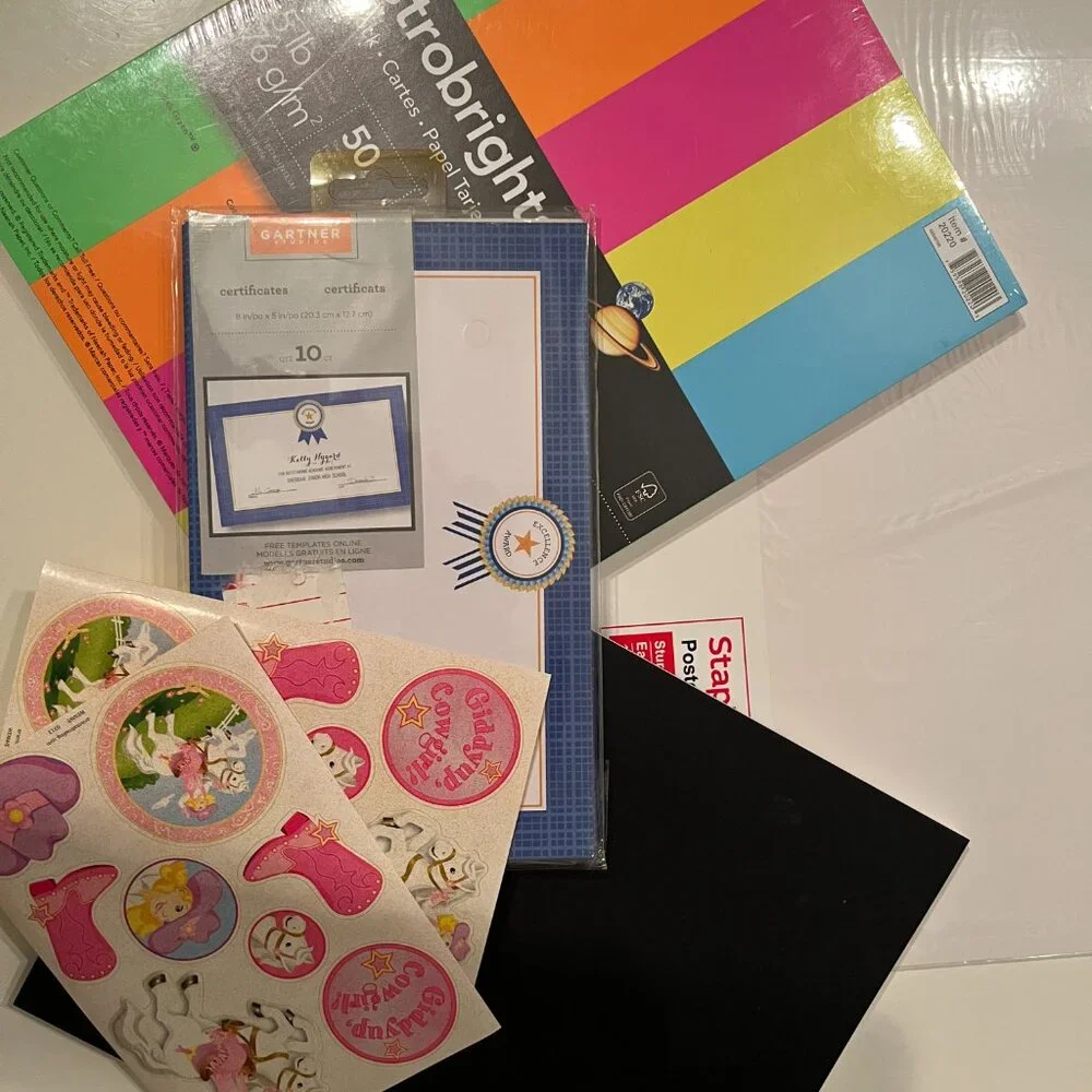 Arts & Crafts Supplies - Card Stock, Writing‎ Journals Stickers